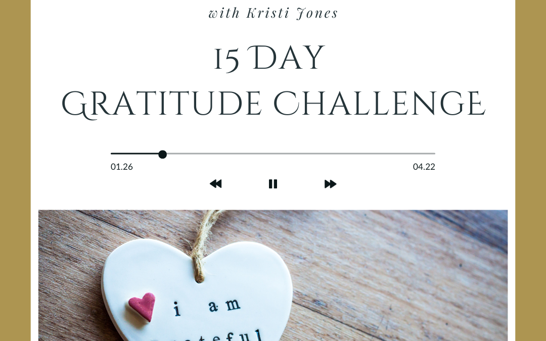 Gratitude Attitude: Introduction to my 15 day Gratitude Challenge