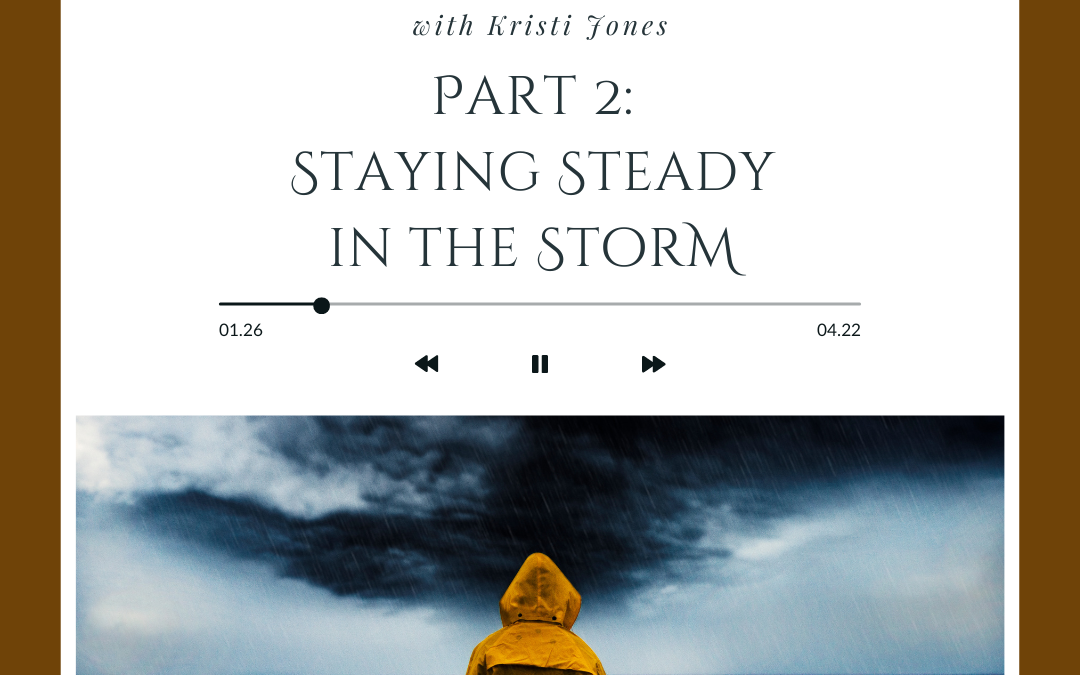 Part 2: Staying Steady in the Storm