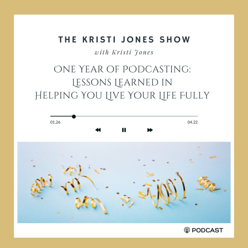 It’s our Anniversary!: One Year of The Kristi Jones Show