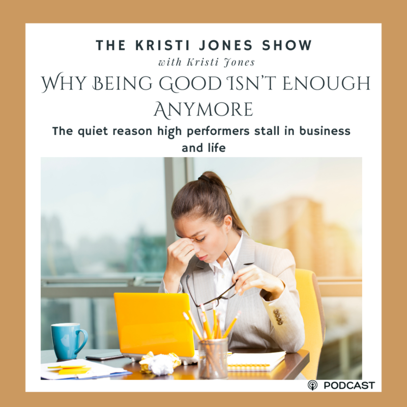 Why Being Good Isn’t Enough Anymore