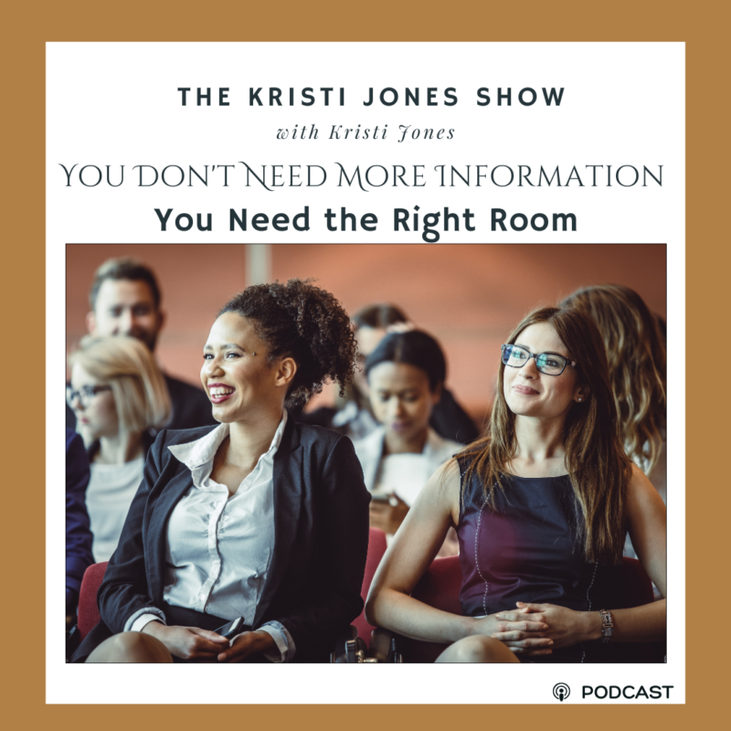 You Don’t Need More Information. You Need the Right Room